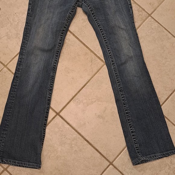 *Angel Wings* on Pockets!!! Miss Me Bootcut Jeans Size 28 Style JP5163B - Picture 6 of 6